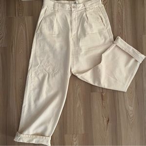OZMA Field Pant (Tencel Bull Denim) in Putty